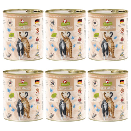 GranataPet DeliCatessen Veal Pur - grain-free wet food for cats, veal