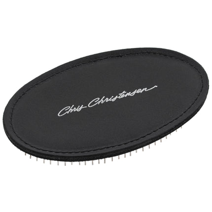 Chris Christensen Terrier Palm Pad - comfortable leather brush for terriers