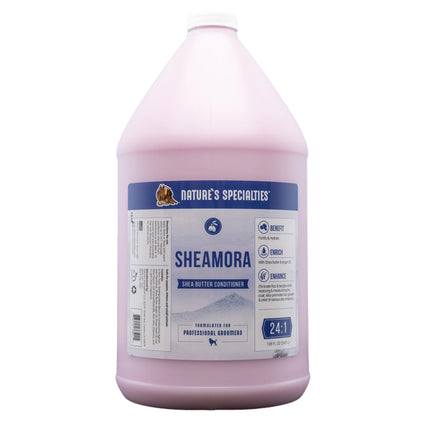 Nature's Specialties Sheamora Conditioner - Soothing and Regenerating Conditioner for Dogs and Cats, Concentrate 1:8