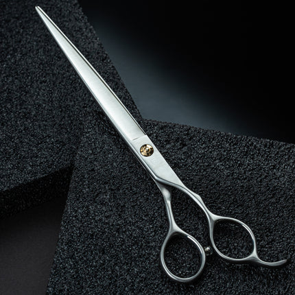 Jargem Satin Straight Scissors - straight grooming scissors with a satin finish