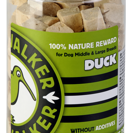 Kiwi Walker Duck Snacks - 100% duck, freeze-dried, natural treats for medium and large dogs