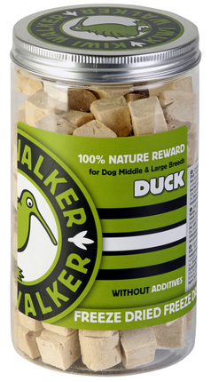 Kiwi Walker Duck Snacks - 100% duck, freeze-dried, natural treats for medium and large dogs