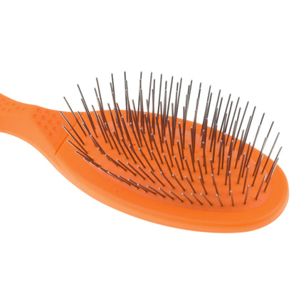 Madan Small Pin Brush - professional small brush with an ergonomic handle, medium-soft metal pins