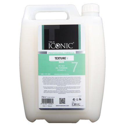 True Iconic Texture V Bath - shampoo for increasing volume in coarse, curly fur with abundant undercoat, concentrate 1:7 - 4.5L