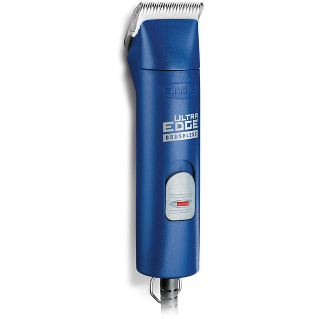 Andis AGCB Super Brushless - quiet, professional clipper with a brushless motor, blade, and attachment set - Blue