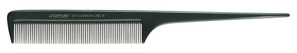 Comair Carbon Profi Line 501 Comb - professional carbon fiber comb with a pin, fine teeth