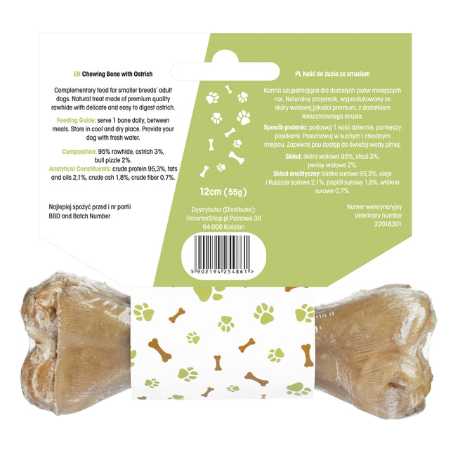 Lovi Food Chewing with Ostrich - Chew Bone for Dogs, with Ostrich