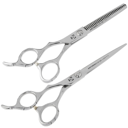 Artero One Lefty - Professional Scissors Set + Thinning Shears with 30 Teeth, Left-Handed