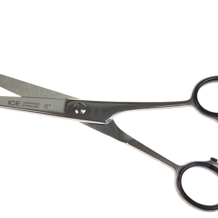 Gotta Solingen Ice Nickel-Plated Straight Scissors (16cm) with Single-Sided Micro-Sanding