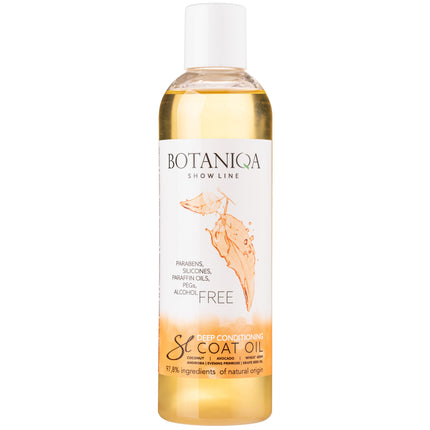 Botaniqa Show Line Deep Conditioning Coat Oil - nourishing oil that protects dog fur from tangling