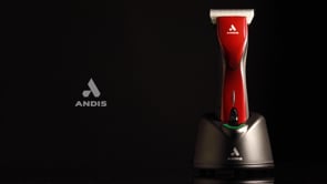 Andis Pulse ZR II Red - professional cordless clipper, 5-speed with batteries and wide CeramicEdge blade (0.5mm)