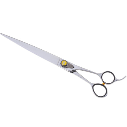 Geib Crab Straight Scissors Level 2 - high-quality straight scissors for animal grooming with a single-sided micro-grind.