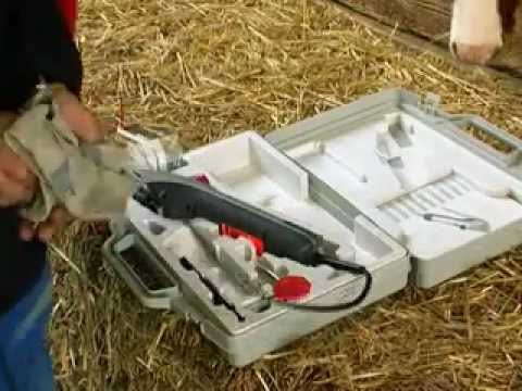 Heiniger Delta - powerful, professional clipper for horses and cattle, 180W, variable speeds