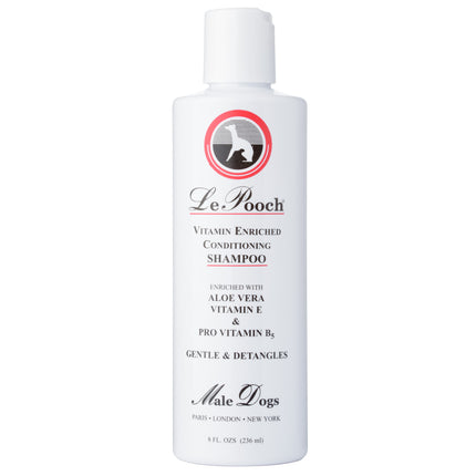 Les Poochs Vitamin Enriched Shampoo (Men's) - luxurious vitamin shampoo for dogs, concentrate 1:14