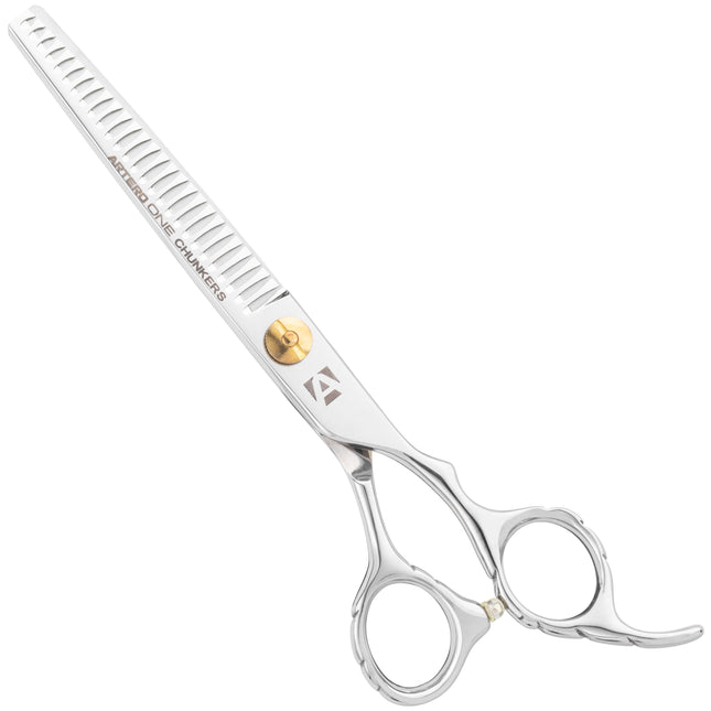 Artero One Chunkers - professional thinning shears with wide teeth for quick coat thinning, 27 teeth