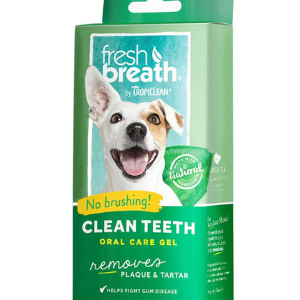 Tropiclean Fresh Breath Clean Teeth Gel - oral hygiene gel for dogs and cats