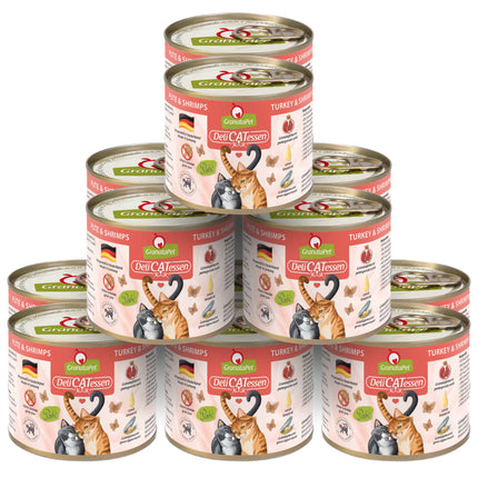 GranataPet DeliCatessen Turkey & Shrimps - grain-free wet food for cats, turkey and shrimp