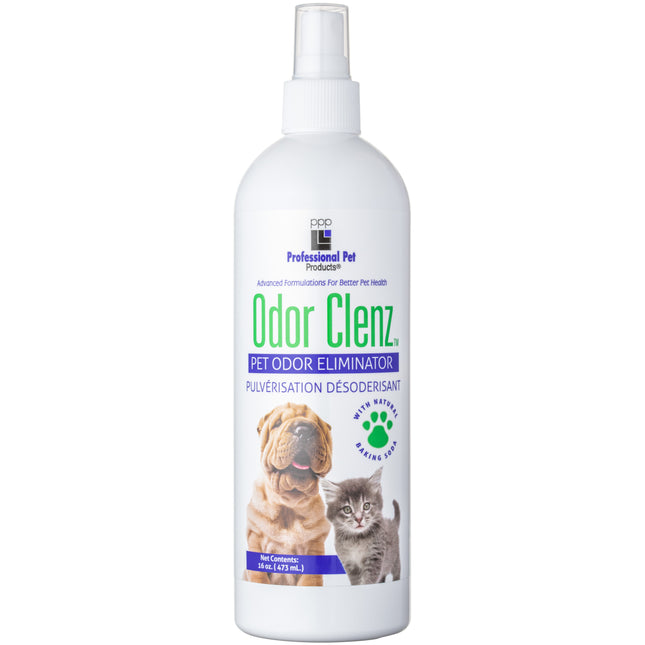 PPP Odor Clenz Pet Odor Eliminator Spray - unpleasant odor neutralizer for fur, cages, and home