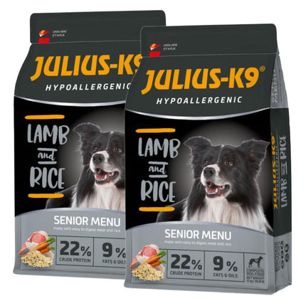 Julius - K9 Hypoallergenic Lamb & Rice Senior - hypoallergenic dog food for seniors, lamb with rice