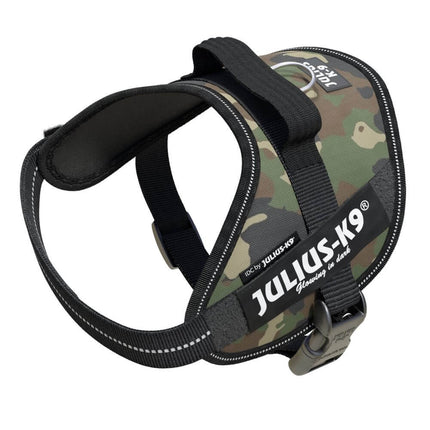 Julius - K9 IDC Dog Harness Camouflage - high-quality harness for dogs in camouflage/khaki color