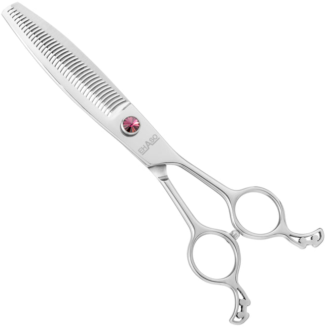 Ehaso Revolution Curved Thinning - professional single-sided curved thinning shears, best Japanese steel, 41 teeth