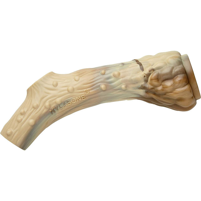 Nylabone Extreme Venison Antler Chew - dog chew, artificial antler with a game meat scent