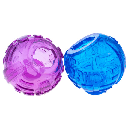 KONG Lock - It L 8cm - modular treat toy for dogs, 2pcs