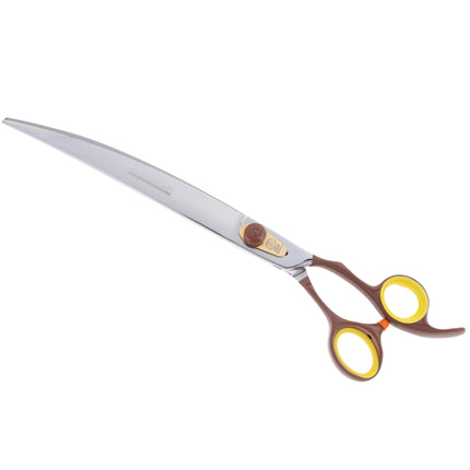 Geib Avanti Comfort Plus Curved Scissors - professional curved scissors with an ergonomic handle and micro-grinding.