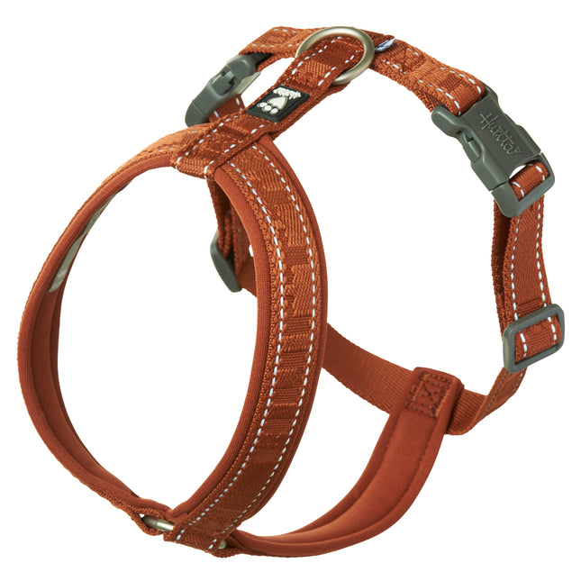 Hurtta Casual Eco Y - Harness Cinnamon - guard harness for dogs made from recycled materials - 60 - 70