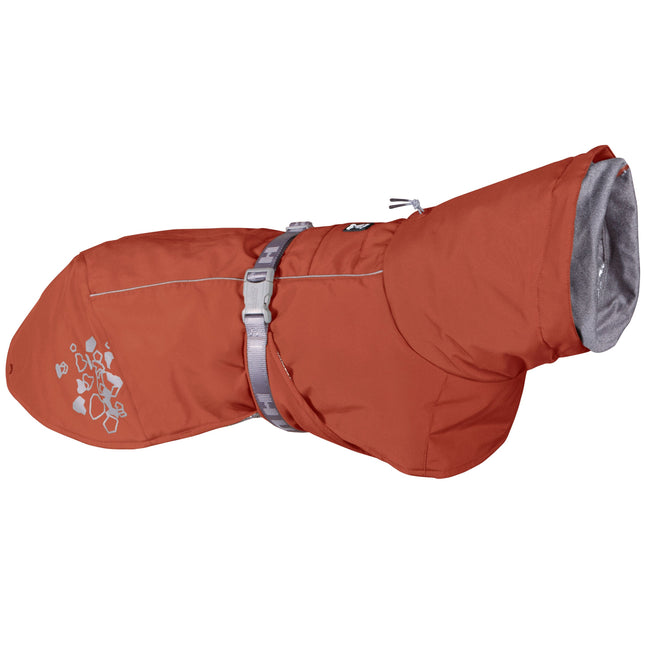 Hurtta Extreme Warmer Eco Cinnamon - waterproof winter jacket for dogs, with a heat-retaining lining