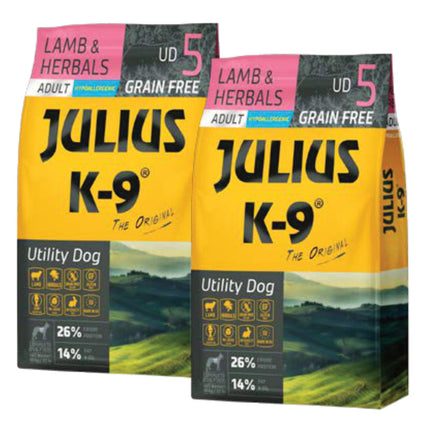 Julius K - 9 Lamb & Herbals Adult - grain-free dog food, lamb with herbs