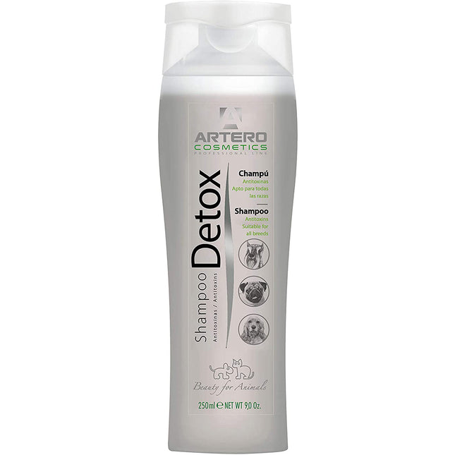 Aretro Detox Shampoo - detox shampoo for dogs and cats, with activated charcoal