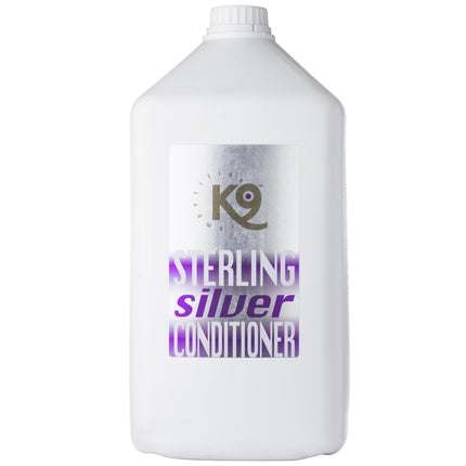 K9 Horse Sterling Silver Conditioner - conditioner for white and silver horse coats, revitalizing coat color, concentrate 1:40