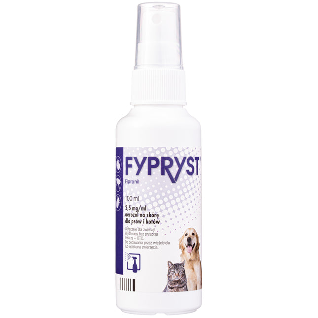 Fypryst Fipronil 2.5mg/ml - aerosol for fleas and ticks for dogs and cats