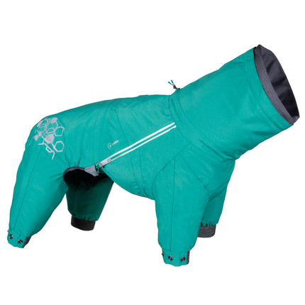 Hurtta Mudventure Overall Eco Peacock - waterproof suit for dogs