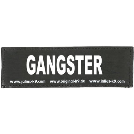 Julius K9 Gangster Patch 2pcs - patches for Julius harnesses, with Velcro