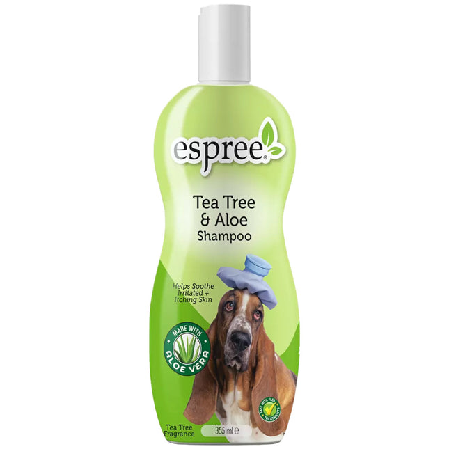 Espree Tea Tree & Aloe Shampoo - therapeutic shampoo for irritated dog skin, concentrate 1:5