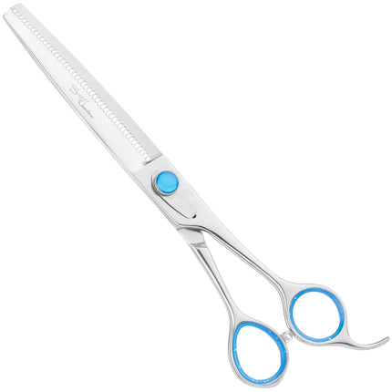 Geib Super Gator Thinning - professional single-sided thinning shears with an ergonomic handle, made of triple-hardened stainless steel, 48 teeth