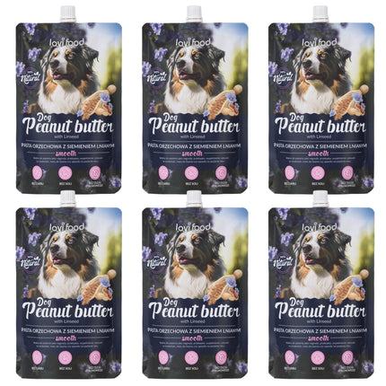 Lovi Food Peanut Butter with Linseed - peanut butter for dogs and cats, with flaxseed