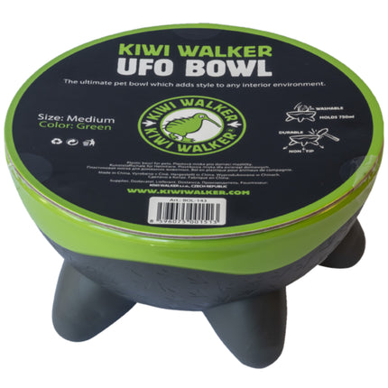 Kiwi Walker Ufo Bowl - plastic dog bowl with legs