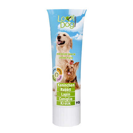 Lovi Dog Snack Cream Pâté Rabbit - pâté for dogs in a tube, with rabbit and vitamins