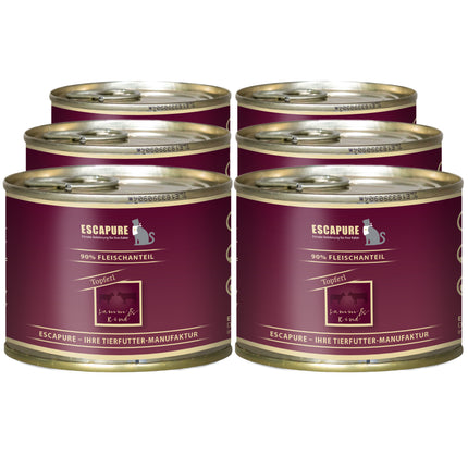 Escapure Topferl Lamb with Beef - Grain-Free Wet Food for Cats, Lamb and Beef Stew