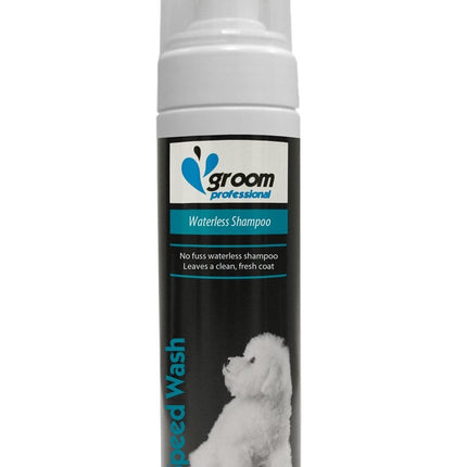 Groom Professional Speed Wash Waterless Foam - dry cleaning foam shampoo for fur