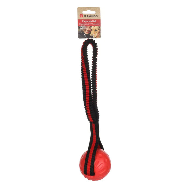 Flamingo Expanda Ball - ball with flexible handle, black