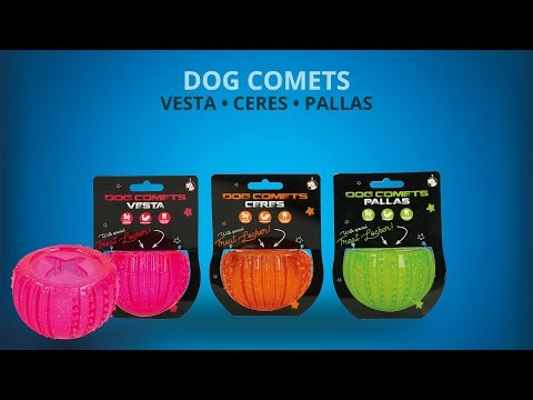 Dog Comets Pallas - treat toy for dogs, rubber hemisphere with protrusions