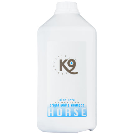 K9 Horse Bright Shampoo - whitening shampoo for horses with light fur, concentrate 1:10 - 2.7L