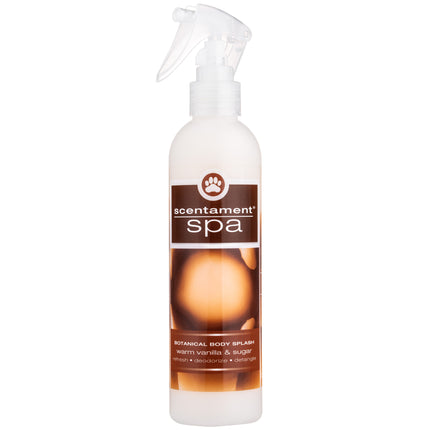 Best Shot Scentament Spa Warm Vanilla & Sugar Spray - anti-static conditioner that makes it easier to detangle fur, with a vanilla scent