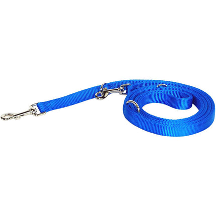 Hamilton Double Thick Euro Leash - adjustable nylon leash, 6-in-1, for small dogs