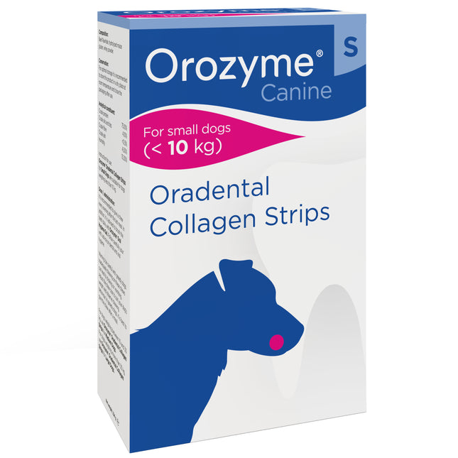 Orozyme Oradental Collagen Stripes - collagen dental chews for small dogs