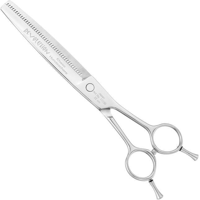 Ehaso Revolution Thinning - professional single-sided thinning shears, best Japanese steel, 44 teeth